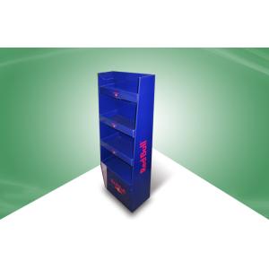 UV or PP Laminated Cardboard Display Units Floor Displays for Beverage