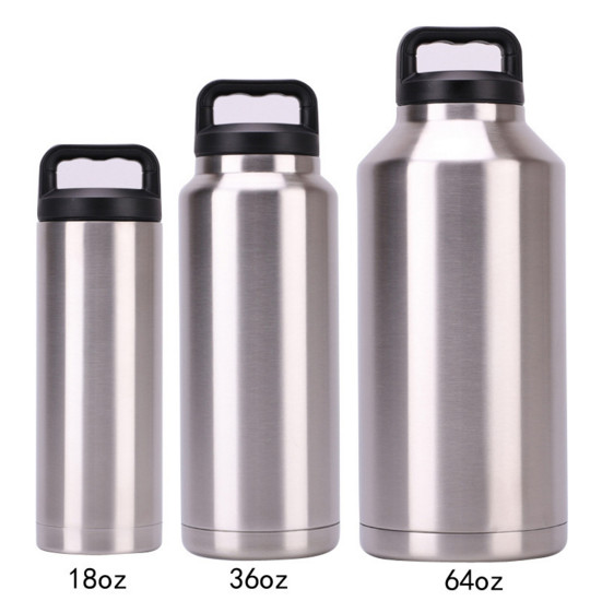 Quality 18oz 1000ml Insulated Hydro Stainless Steel Water Bottles With Handle wholesale