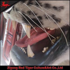 Wall Mounted Animatronic Realistic Tiger Head Artificial Type