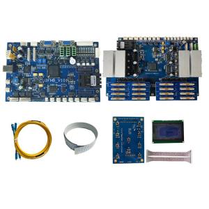 Textile digital oval printer USB3.0 eight head TX800 inkjet board printer system