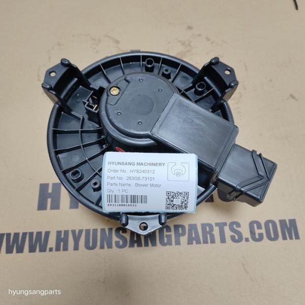 Wheel Loader Blower Motor 263G6-73101 263G673101 For ZW180 ZW220