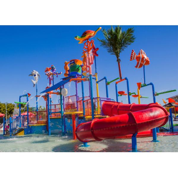 Water House Aqua Playground , SZ-9 Huge Aquatic Playground Equipment