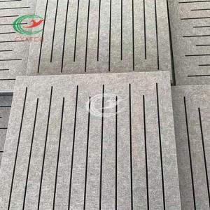 Stable Harmless Acoustic PET Felt Panels , Multipurpose Felt Wall Board