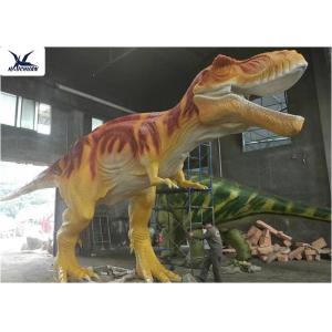 Cheap Handmade T Rex Model Giant Dinosaur Model For Road Beautification / Zoo Exhibition for sale