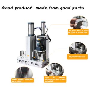 Honey comb/pleated blind fabric cutting and punching machine