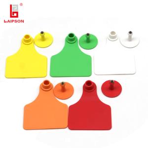 BASF TPU Medium Cattle Ear Tags Husbandry Animal Ear Tag For Bull And Dairy