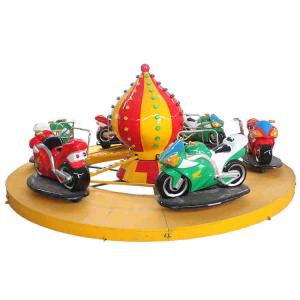 Indoor Playground Equipment Motor Race Ride With Motor Coach 8-12 Riders