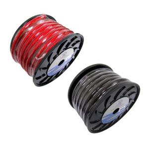1/0 Gauge Oversized RED Power Ground Wire with Insulation Material PVC and