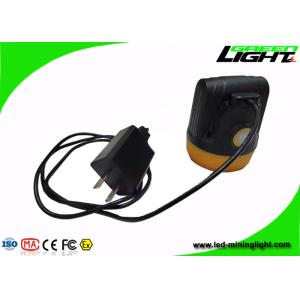 Magnetic Charging Led Miners Cap Lamp 10000lux All In One Structure Msha