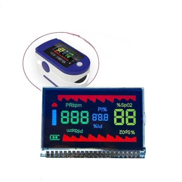 Customized 0.95 inch Segment VA Lcd Display Module, 1/4 Duty,1/3Bias,pin