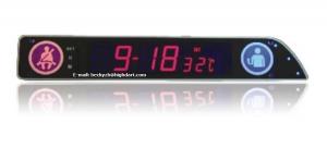 China China LED Bus digital clock manufacture Kinglong Bus Coach LED clock on sale