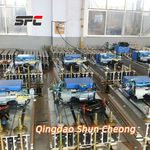PLC Control Rubber Vulcanizing Press Machine with 0-400℃ Temperature Range and Carbon Steel/Stainless Steel Material for Belt Splicing
