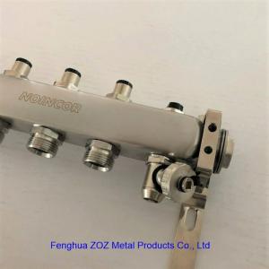 4 Loop water SS manifold for central underfloor heating system , Under floor