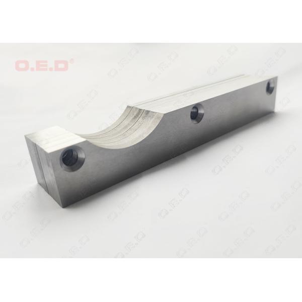 R102 YL10.2 Tungsten Carbide Wear Plate With M8 Bolt Holes Length 197mm