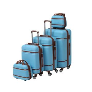 Experience Convenience with Spinner Caster Vintage Hard Shell Carry-On Suitcase