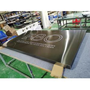 Hanging Acrylic Sign Board Company Brand Name Custom Led Logo Panel Edge Lit