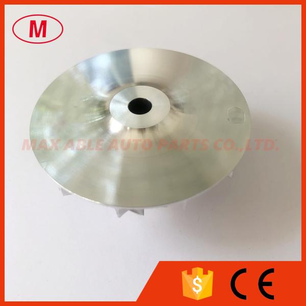 K26 5326-123-2201 46.20/65.94mm 6+6 BLADES Turbo aluminum 2618/milling/Billet compressor wheel for Lancia 5326-970-7040