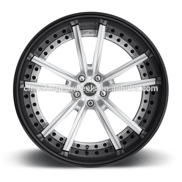 Gloss Black Customized Alloy Rims 22 For Ferrari California / 22 inch 2-PC Forged Alloy Rims