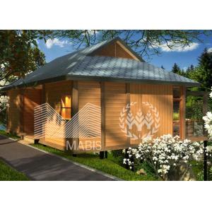 China Q550 Steel Luxury Prefab Villa , Ready Made Cabins With Good Sound Insulation Effect on sale