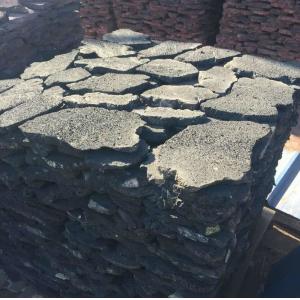 Cheap Black Lava Stone Random Flagstones,Lava Irregular Flagstones,Basalt Crazy Stones,Lava Random Stones for sale