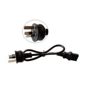 Australia Standard Saa 3 Prong Power Extension Cord Black Colour With Oem