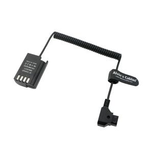 Alvin’s Cables DMW-DCC17 DMW-BLK22 Dummy Battery to D-tap Power Adapter Coiled