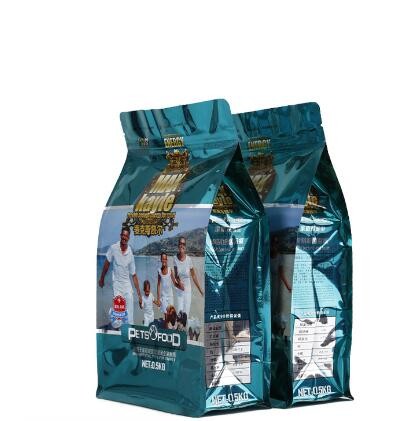 custom printing plastic aluminum foil pet food packaging bags for dog and cat food