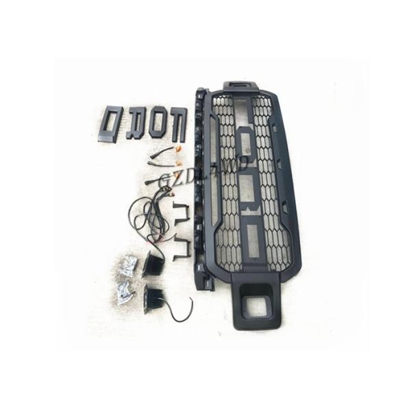 Quality Custom Ford Raptor Grill Mesh With LED Lights F-150 Matte Black wholesale