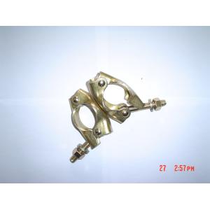 Steel Forged Scaffolding Swivel Coupler , Pressed Scaffolding Pipe Clamps