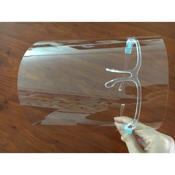 Anti Scratch PET 33x22CM Latex Free Safety Face Shield