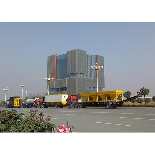 Road Construction Hot Mix Mobile Asphalt Mixer Energy Saving With 1 Year