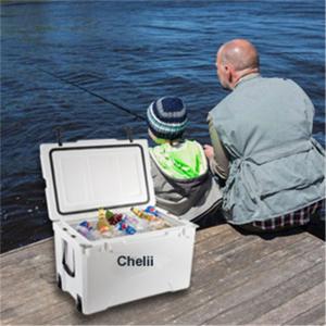 Outdoor Hiking 63QT Ice Box Cooler Fishing 71cm Camping Rotomolded