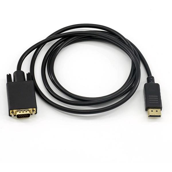 Quality Displayport To VGA Adapter 1.8Meter DP To VGA Conversion Cable wholesale