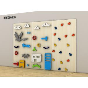 Indoor Kids Climbing Wall Training Shelf with 5-10 Passenger Capacity PE
