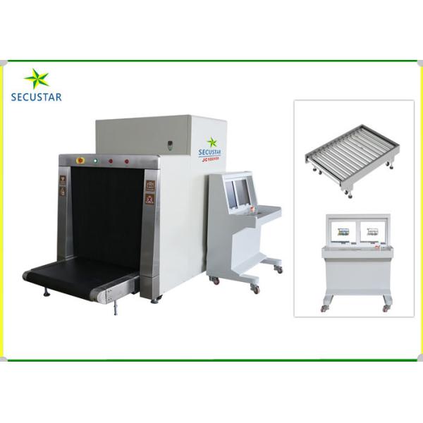 Quality 100100 Tunnel Size Conveyor Cargo X Ray Scanners With Control Desk In Express Warehouse wholesale