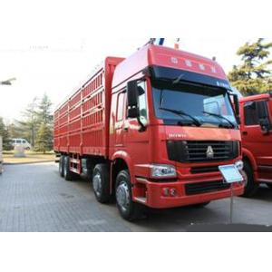China 12 Wheels LHD Euro2 336HP Cargo Stake Body Truck / Livestock Container Truck on sale