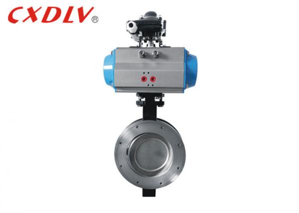 Quality High Performance Pneumatic Operated Butterfly Valve with Limit Switch Indicator wholesale