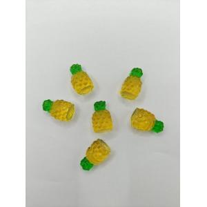 Made 3D Probiotic Filled Gummies Pineapple Flavor For Original Customized Taste
