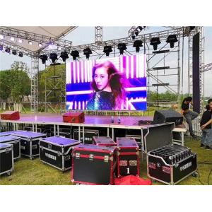 Portable Outdoor Rental LED Display Screen Back Service IP65 For Stage Mall
