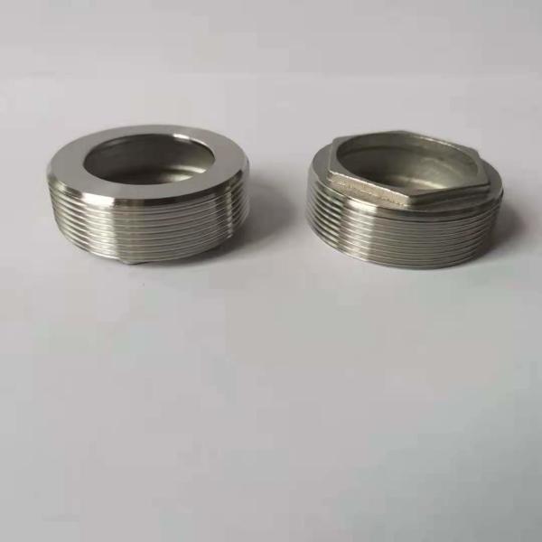 Stainless Steel 303 L10mm Hexagon Lock Nut , M28x1 5 Nut Machining Small Metal