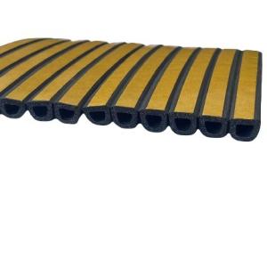 Cheap Self Adhesive Tape Foam Extruded Rubber Door Seals for Cars in Black Brown White for sale