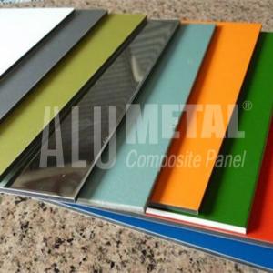Cheap 3mm AA3003 PE Aluminum Composite Panel Printing Mirror Surface for sale