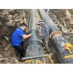 HDPE Corrugated Pipeline Joint Heat Shrink Sleeve Wrapping Sleeve