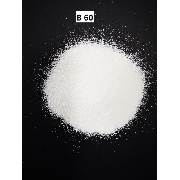 B60 Size Ceramic Beads Blasting Media ZrO2 62% Ceramic Bead Abrasive 0.125-0
