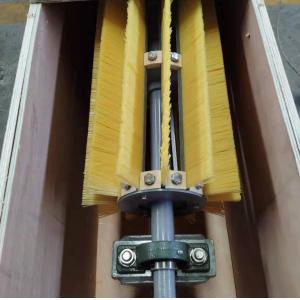 Motorize Brush Belt Cleaner for Mechanical Joint Coveyor Belt