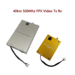 30~40km FPV Drone Video Transmitter 300Mhz ~ 900Mhz Wireless Video Link 4W