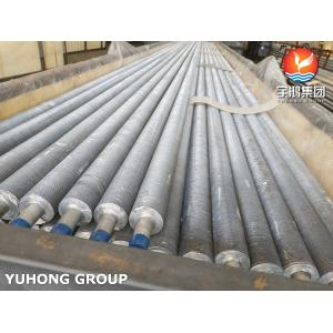 Extruded Fin Tube With Base Tube ASTM A269 TP304 AL1060 Fin Applied For Heat