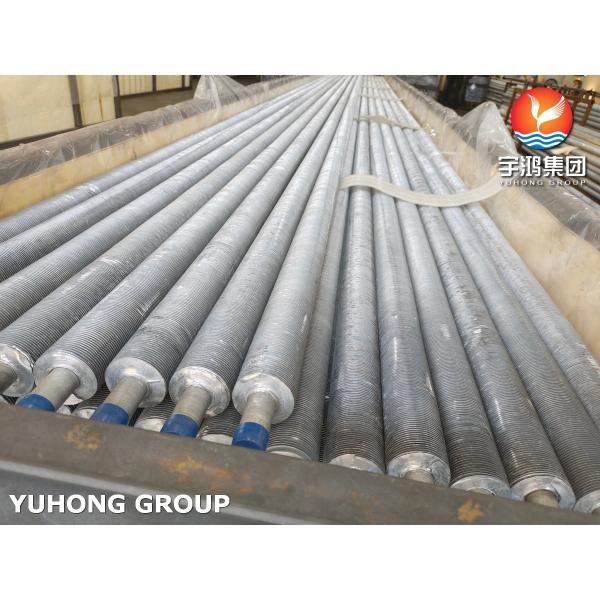 Extruded Fin Tube With Base Tube ASTM A269 TP304 AL1060 Fin Applied For Heat