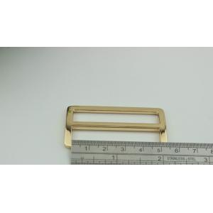 China manufacturer 50 mm nickel color bag adjuster slide strap metal tri-glide
