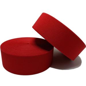 Cheap 3.9cm Polyester Elastic Webbing Stretchy Headband Knitted Webbing for sale